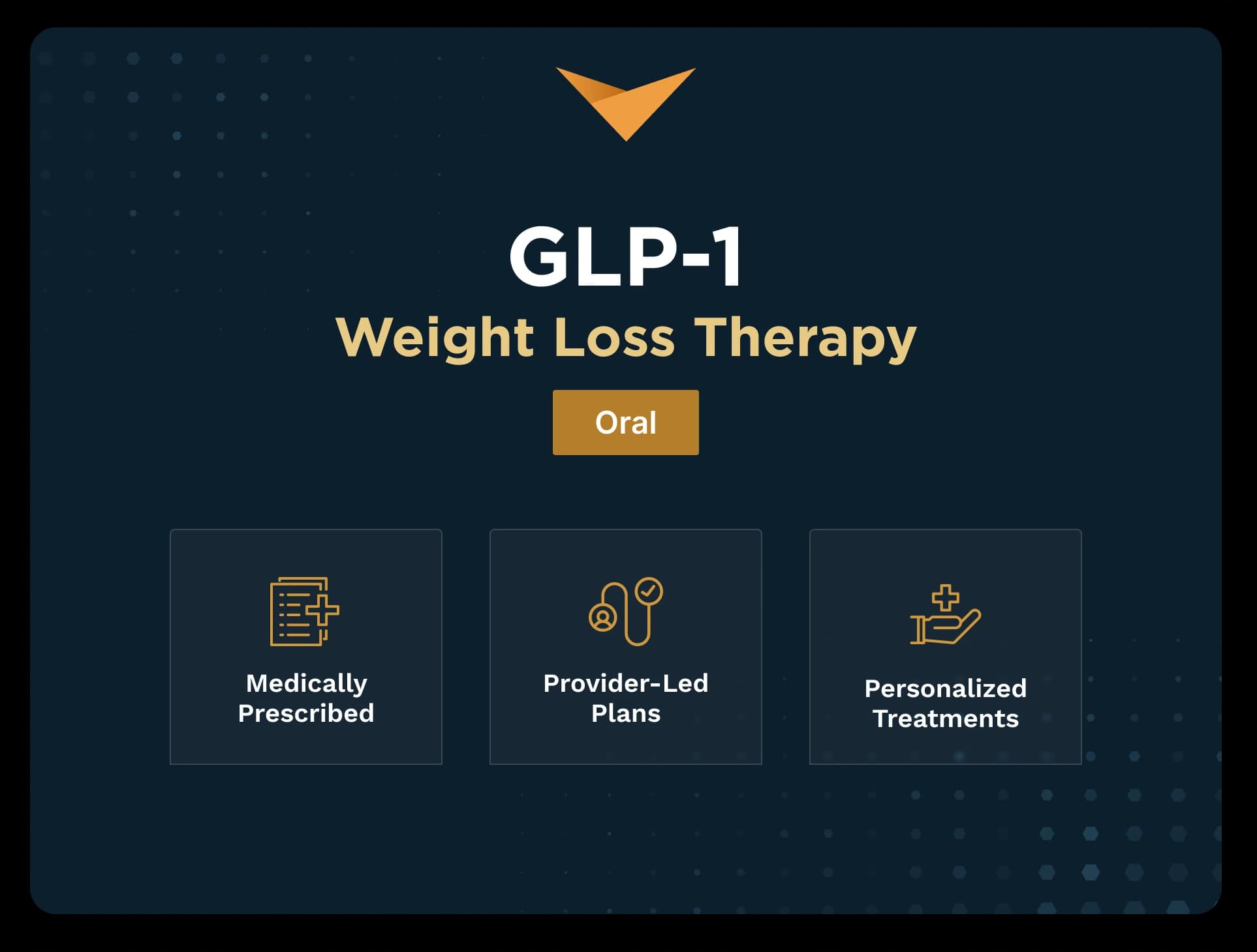 GLP-1 weight loss therapy, oral format