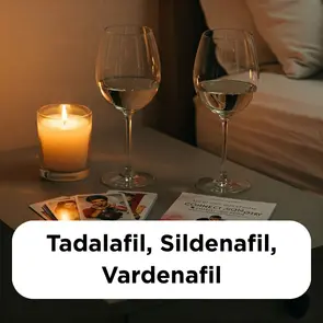 Tadalafil, Sildenafil, Vardenafil